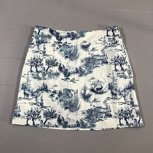 Swing Control Skirt Womens 12 Multicolor Toile De Jouy Graphic Performance Golf
